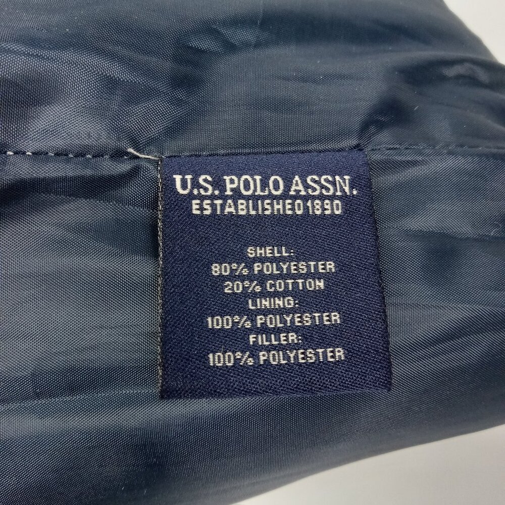 U.S. Polo Assn. Mens Plaid Puffer Vest Size XXL - Picture 9 of 11